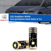 0 Luci posizione LED Seat Ibiza IV 6J 2008-2015: T10 GoldStar T10 (W5W) Goldstar Coppia LED Canbus Next Gen