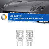 0 Luci posizione LED Smart Forfour 454 2004-2006: T10 Bolt T10: LED Bolt 6000k (Coppia)