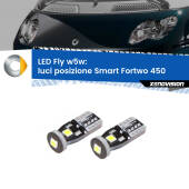 0 Luci posizione LED Smart Fortwo 450 2004-2007: W5W Fly W5W: Lampadine LED Fly 6000k (Coppia)