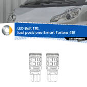T10: LED Bolt 6000k (Coppia)