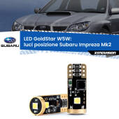 0 Luci posizione LED Subaru Impreza Mk2 2000-2006: T10 GoldStar T10 (W5W) Goldstar Coppia LED Canbus Next Gen