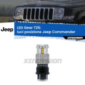 0 Luci posizione LED T25 per Jeep Commander 2005-2010 T25: Lampadina LED 6000k Gear v1.0