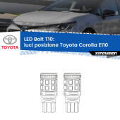 0 Luci posizione LED Toyota Corolla E110 1997-2001: T10 Bolt T10: LED Bolt 6000k (Coppia)