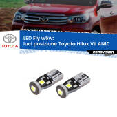 0 Luci posizione LED Toyota Hilux VII AN10 2004-2015: W5W Fly W5W: Lampadine LED Fly 6000k (Coppia)