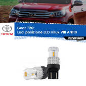 0 Luci posizione LED Toyota Hilux VIII AN110 2015in poi: T20 Bolt T20: Bolt LED 6000k (Coppia)