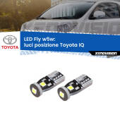 0 Luci posizione LED Toyota IQ 2009-2015: W5W Fly W5W: Lampadine LED Fly 6000k (Coppia)