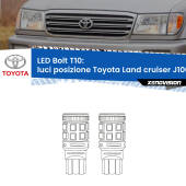0 Luci posizione LED Toyota Land cruiser J100 1998-2007: T10 Bolt T10: LED Bolt 6000k (Coppia)