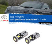 0 Luci posizione LED Toyota MR 2 II Mk1 1989-2000: W5W Fly W5W: Lampadine LED Fly 6000k (Coppia)