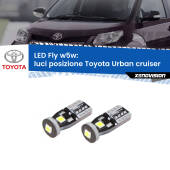 0 Luci posizione LED Toyota Urban cruiser 2007-2016: W5W Fly W5W: Lampadine LED Fly 6000k (Coppia)