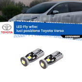 0 Luci posizione LED Toyota Verso 2009-2018: W5W Fly W5W: Lampadine LED Fly 6000k (Coppia)