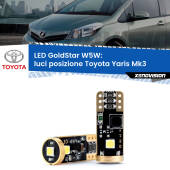 0 Luci posizione LED Toyota Yaris Mk3 2010-2019: T10 GoldStar T10 (W5W) Goldstar Coppia LED Canbus Next Gen