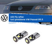 0 Luci posizione LED VW Passat B5.5 2000-2005: W5W Fly W5W: Lampadine LED Fly 6000k (Coppia)