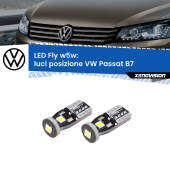 0 Luci posizione LED VW Passat B7 2010-2014: W5W Fly W5W: Lampadine LED Fly 6000k (Coppia)