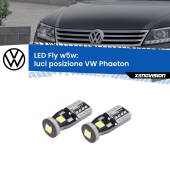 0 Luci posizione LED VW Phaeton  2002-2016: W5W Fly W5W: Lampadine LED Fly 6000k (Coppia)