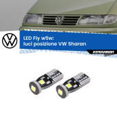 0 Luci posizione LED VW Sharan  1995-2010: W5W Fly W5W: Lampadine LED Fly 6000k (Coppia)