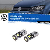 0 Luci posizione LED VW Sharan II 2010-2019: W5W Fly W5W: Lampadine LED Fly 6000k (Coppia)