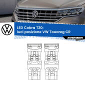 0 Luci posizione LED VW Touareg CR senza luci svolta: T20 Cobra T20: LED Cobra 6000k (Coppia)