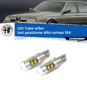 0 Luci posizione LED W5W Alfa romeo 164  1987-1998 W5W Tube W5W: Lampadine LED Tube 6000k (Coppia)
