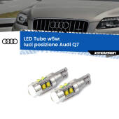 0 Luci posizione LED W5W Audi Q7 2006-2015 W5W Tube W5W: Lampadine LED Tube 6000k (Coppia)
