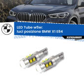 0 Luci posizione LED W5W BMW X1 E84 2009-2015 W5W Tube W5W: Lampadine LED Tube 6000k (Coppia)