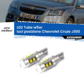 0 Luci posizione LED W5W Chevrolet Cruze J300 2009-2019 W5W Tube W5W: Lampadine LED Tube 6000k (Coppia)