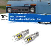 0 Luci posizione LED W5W Daihatsu Hijet 1992-2005 W5W Tube W5W: Lampadine LED Tube 6000k (Coppia)