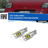 0 Luci posizione LED W5W Fiat Barchetta  1995-2005 W5W Tube W5W: Lampadine LED Tube 6000k (Coppia)