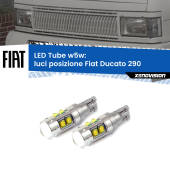 0 Luci posizione LED W5W Fiat Ducato 290 1989-1994 W5W Tube W5W: Lampadine LED Tube 6000k (Coppia)