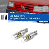 0 Luci posizione LED W5W Fiat Fiorino 146 1988-2001 W5W Tube W5W: Lampadine LED Tube 6000k (Coppia)