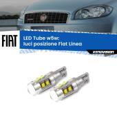 0 Luci posizione LED W5W Fiat Linea 2007-2018 W5W Tube W5W: Lampadine LED Tube 6000k (Coppia)