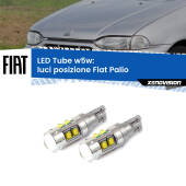 0 Luci posizione LED W5W Fiat Palio 1996-2003 W5W Tube W5W: Lampadine LED Tube 6000k (Coppia)