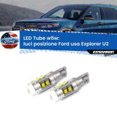 0 Luci posizione LED W5W Ford usa Explorer U2 1995-2001 W5W Tube W5W: Lampadine LED Tube 6000k (Coppia)