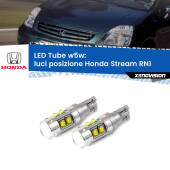0 Luci posizione LED W5W Honda Stream RN1 2001-2006 W5W Tube W5W: Lampadine LED Tube 6000k (Coppia)