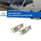 0 Luci posizione LED W5W Hyundai H100  1994-2000 W5W Tube W5W: Lampadine LED Tube 6000k (Coppia)