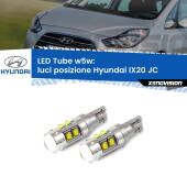 0 Luci posizione LED W5W Hyundai IX20 JC 2010in poi W5W Tube W5W: Lampadine LED Tube 6000k (Coppia)