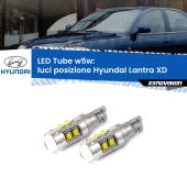 0 Luci posizione LED W5W Hyundai Lantra XD 2000-2006 W5W Tube W5W: Lampadine LED Tube 6000k (Coppia)