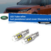 0 Luci posizione LED W5W Land rover Discovery II L318 prima serie W5W Tube W5W: Lampadine LED Tube 6000k (Coppia)