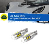 0 Luci posizione LED W5W Lotus Elise Mk3 2010-2022 W5W Tube W5W: Lampadine LED Tube 6000k (Coppia)