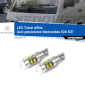 0 Luci posizione LED W5W Mercedes 100 631 restyling W5W Tube W5W: Lampadine LED Tube 6000k (Coppia)