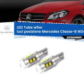 0 Luci posizione LED W5W Mercedes Classe-B W246, W242 2011-2018 W5W Tube W5W: Lampadine LED Tube 6000k (Coppia)