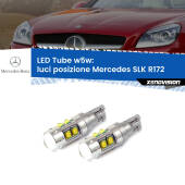 0 Luci posizione LED W5W Mercedes SLK R172 2011in poi W5W Tube W5W: Lampadine LED Tube 6000k (Coppia)