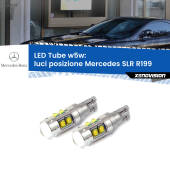 0 Luci posizione LED W5W Mercedes SLR R199 2004in poi W5W Tube W5W: Lampadine LED Tube 6000k (Coppia)
