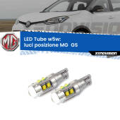 0 Luci posizione LED W5W MG  GS  2016-2019 W5W Tube W5W: Lampadine LED Tube 6000k (Coppia)