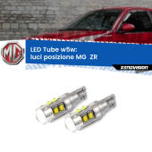 0 Luci posizione LED W5W MG  ZR  2001-2005 W5W Tube W5W: Lampadine LED Tube 6000k (Coppia)