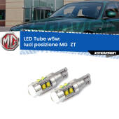 0 Luci posizione LED W5W MG  ZT  2001-2005 W5W Tube W5W: Lampadine LED Tube 6000k (Coppia)