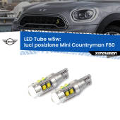 0 Luci posizione LED W5W Mini Countryman F60 2016-2019 W5W Tube W5W: Lampadine LED Tube 6000k (Coppia)