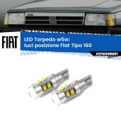 0 Luci posizione LED W5W Fiat Tipo 160 1987-1996 W5W Tube W5W: Lampadine LED Tube 6000k (Coppia)