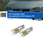 0 Luci posizione LED W5W Fiat Ulysse 179 2002-2011 W5W Tube W5W: Lampadine LED Tube 6000k (Coppia)