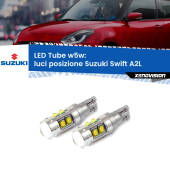 0 Luci posizione LED W5W Suzuki Swift A2L 2017in poi W5W Tube W5W: Lampadine LED Tube 6000k (Coppia)