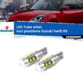 0 Luci posizione LED W5W Suzuki Swift RS 2005-2010 W5W Tube W5W: Lampadine LED Tube 6000k (Coppia)